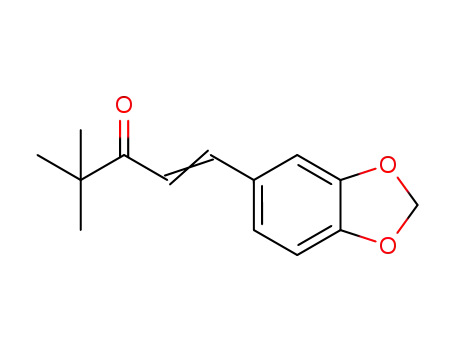 2,2-dimethyl-5-(3,4-methylenedioxyphenyl)4-ene-3-pentanone