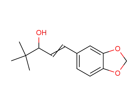 4,4-dimethyl-1-<3,4-(methylenedioxy)-phenyl>-1-penten-3-ol